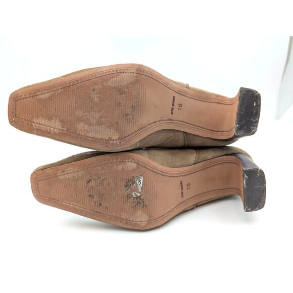 Steve Madden Josefine Western Boots Square Toe Women's Brown Size US10 EU41 - Picture 6 of 10
